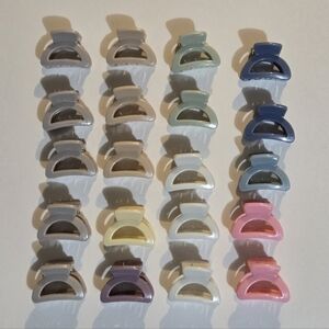 Set of 20 Mini Hair Clips
